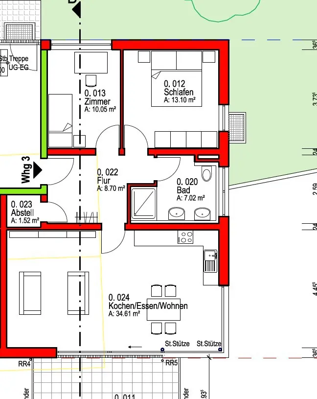 3 Zimmer Wohnung mit 83 m² in Ravensburg – Bild 4