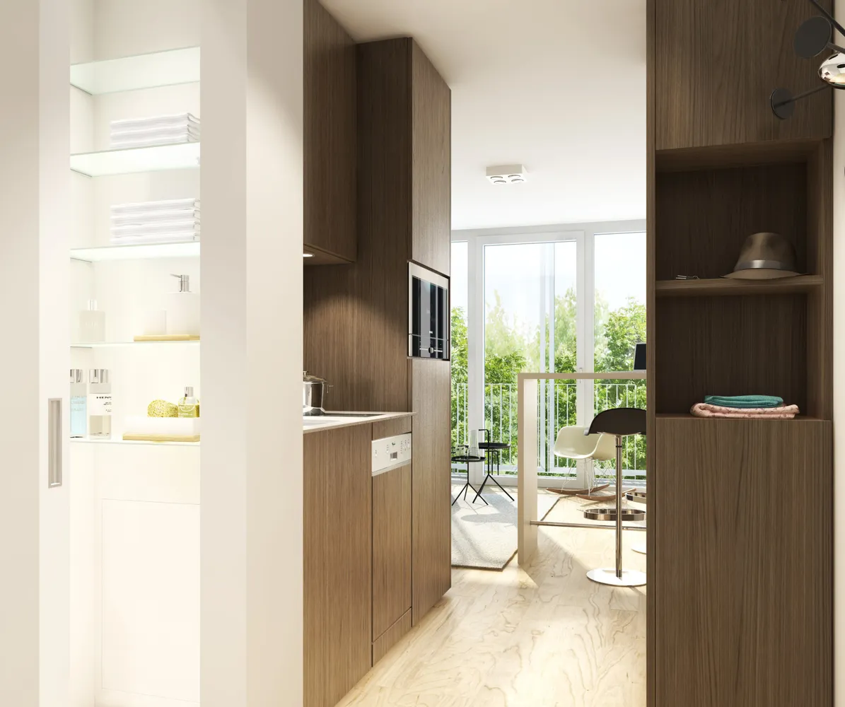 1 Zimmer Wohnung mit 22 m² in München – Bild 3