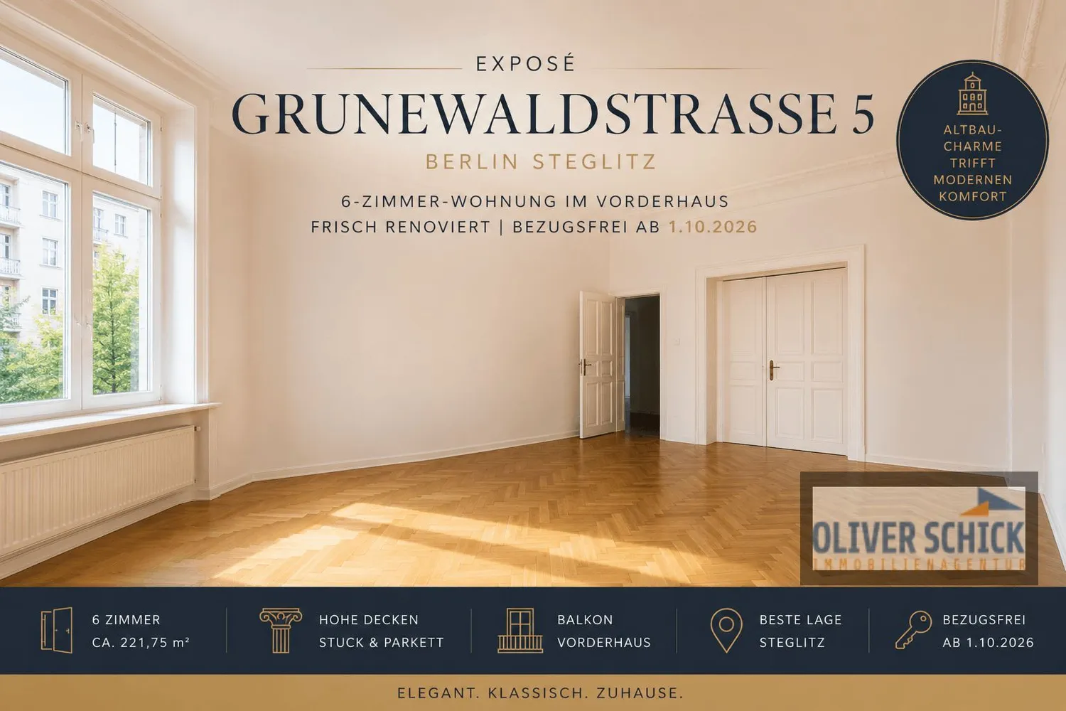 6 Zimmer Wohnung mit 222 m² in Berlin – Bild 2