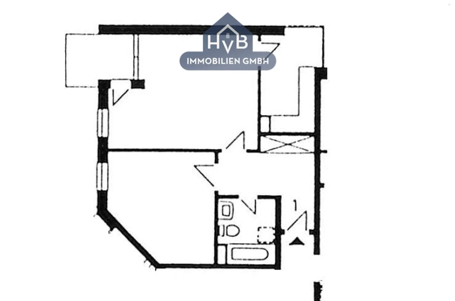 2 Zimmer Wohnung mit 59 m² in Rotenburg (Wümme) – Bild 2