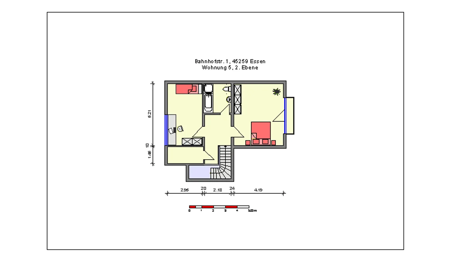 4 Zimmer Wohnung mit 99 m² in Essen – Bild 1
