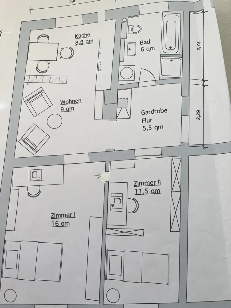 3 Zimmer Wohnung mit 57 m² in Kassel – Bild 4