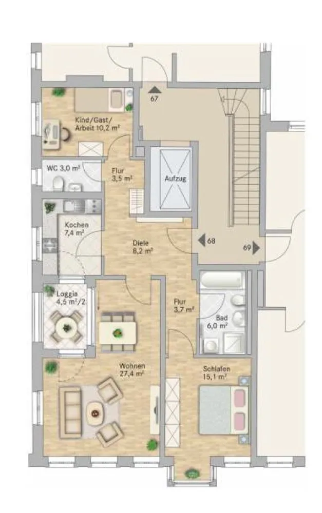 3 Zimmer Wohnung mit 87 m² in Dresden – Bild 11