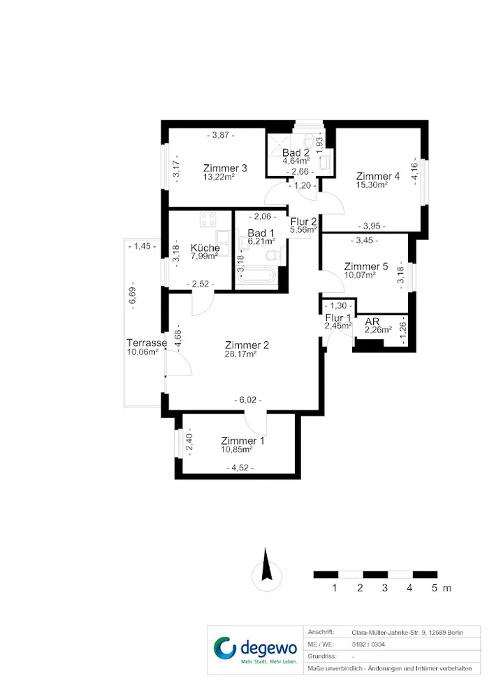 5 room apartment with 112 m² in Berlin – Photo 8