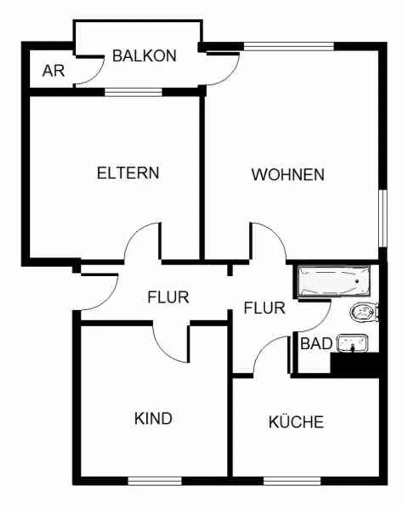 3 Zimmer Wohnung mit 62 m² in Dortmund – Bild 10