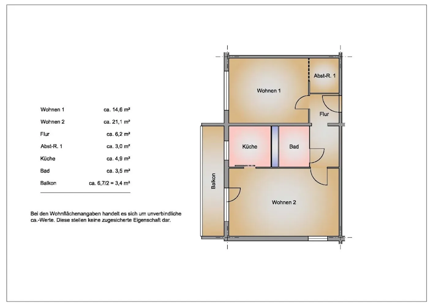 2 Zimmer Wohnung mit 54 m² in Frankfurt (Oder) – Bild 8