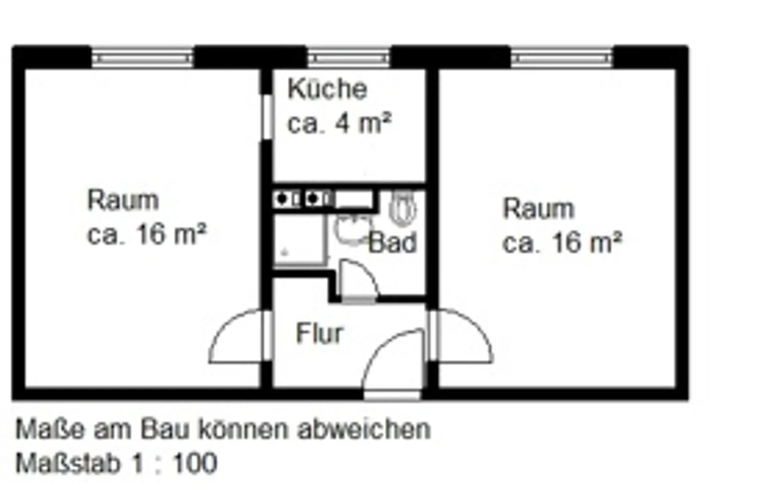 2 Zimmer Wohnung mit 41 m² in Halle (Saale) – Bild 9