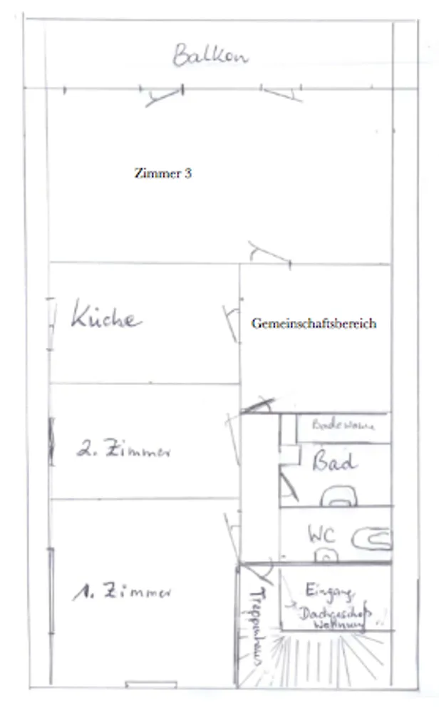 1 Zimmer Wohnung mit 27 m² in München – Bild 1