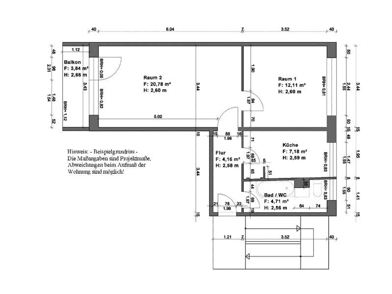 2 room apartment with 51 m² in Halle (Saale) – Photo 8