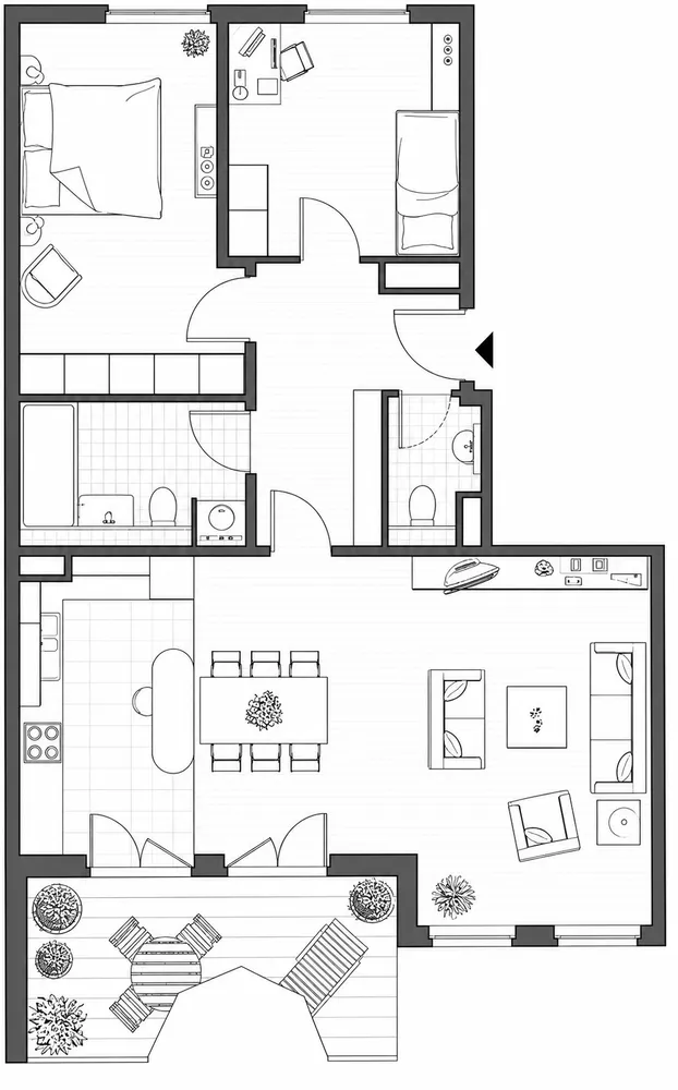 3 Zimmer Wohnung mit 89 m² in Köln – Bild 1