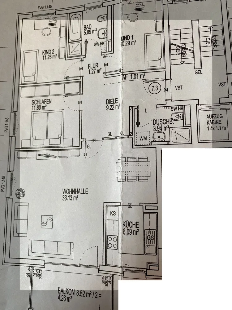 4 Zimmer Wohnung mit 98 m² in München – Bild 6