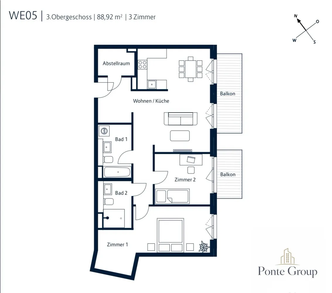3 Zimmer Wohnung mit 90 m² in Berlin – Bild 10