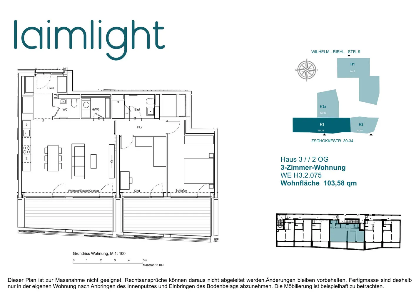 3 room apartment with 104 m² in Munich – Photo 4
