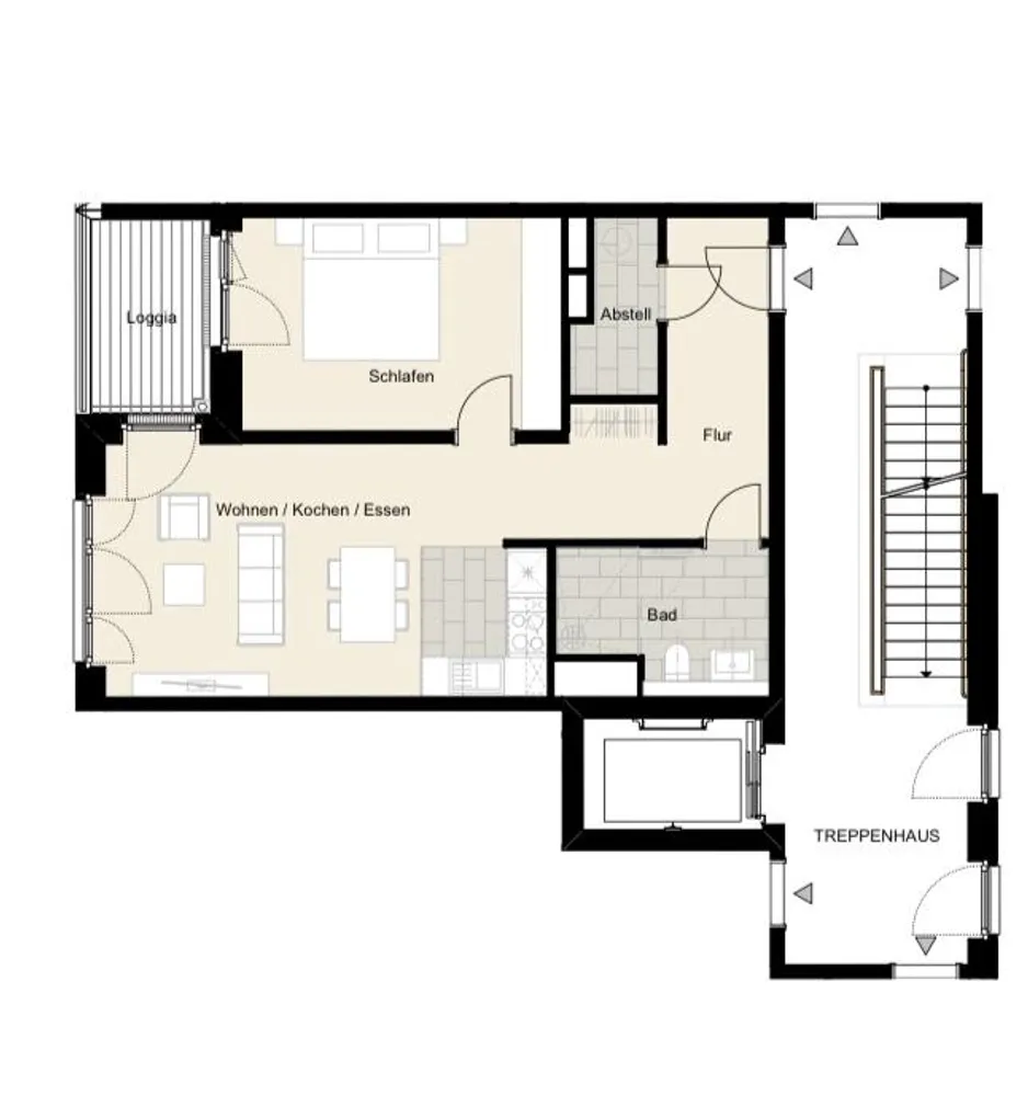2 room apartment with 62 m² in Hamburg – Photo 8