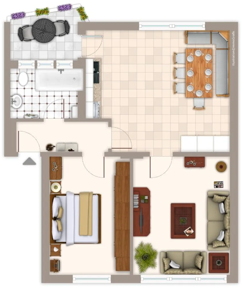 2 Zimmer Wohnung mit 51 m² in Mönchengladbach – Bild 11