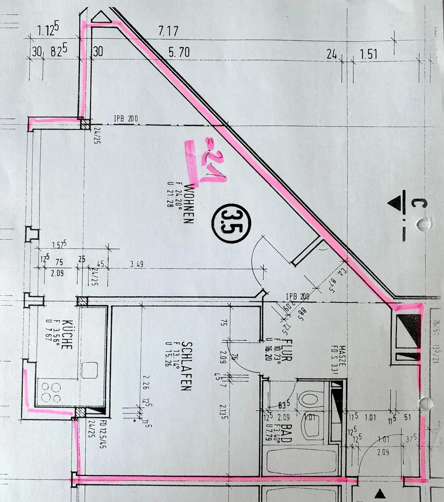 2 Zimmer Wohnung mit 54 m² in Hannover – Bild 3