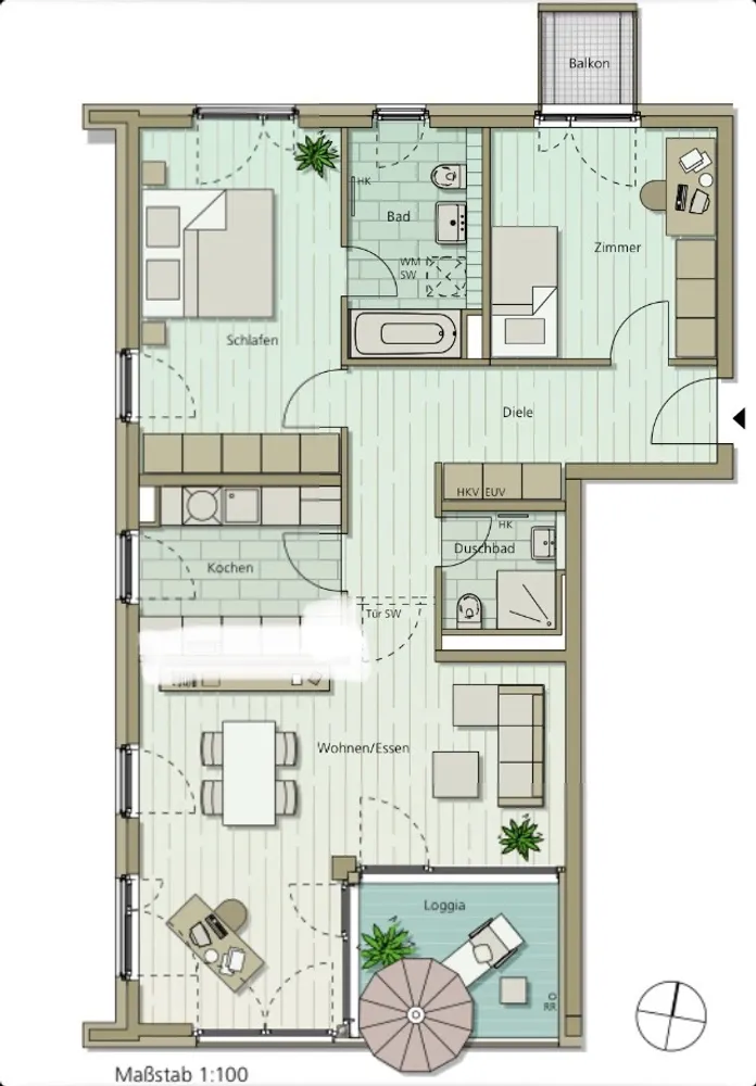 3 Zimmer Wohnung mit 93 m² in Düsseldorf – Bild 11