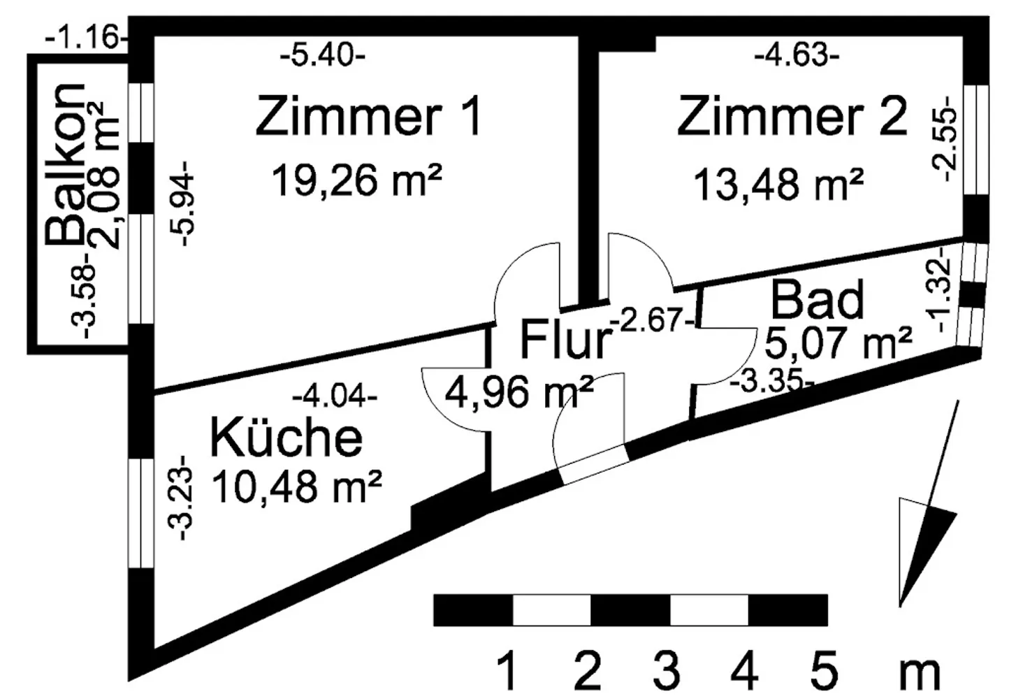 2 Zimmer Wohnung mit 56 m² in Berlin – Bild 4