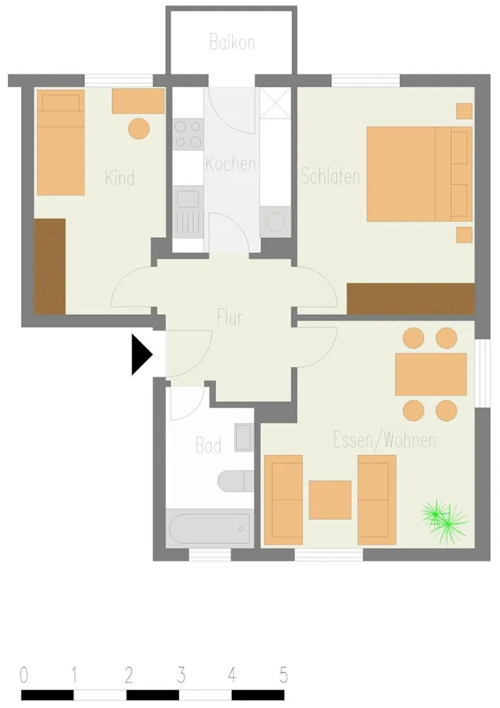 3 Zimmer Wohnung mit 59 m² in Velbert – Bild 3