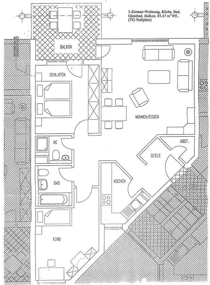 3 Zimmer Wohnung mit 85 m² in Darmstadt – Bild 7