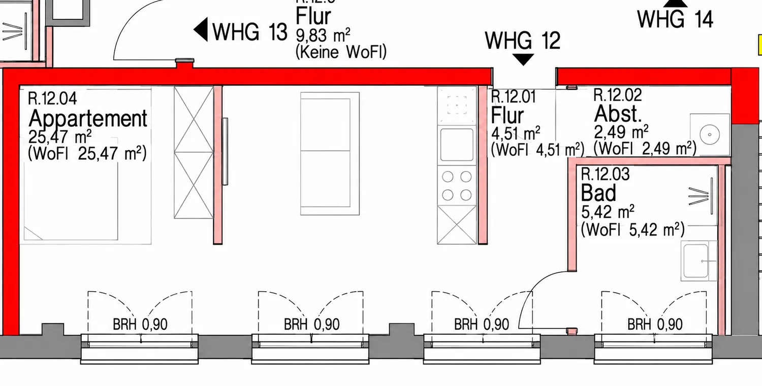 1 Zimmer Wohnung mit 38 m² in Schwetzingen – Bild 7