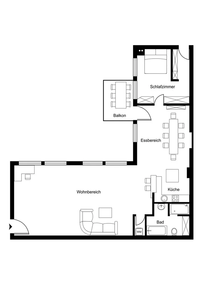 2 room apartment with 140 m² in Berlin – Photo 10