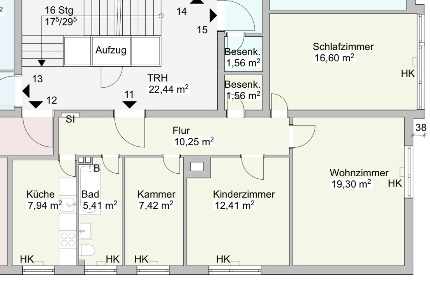 4 Zimmer Wohnung mit 81 m² in München – Bild 1