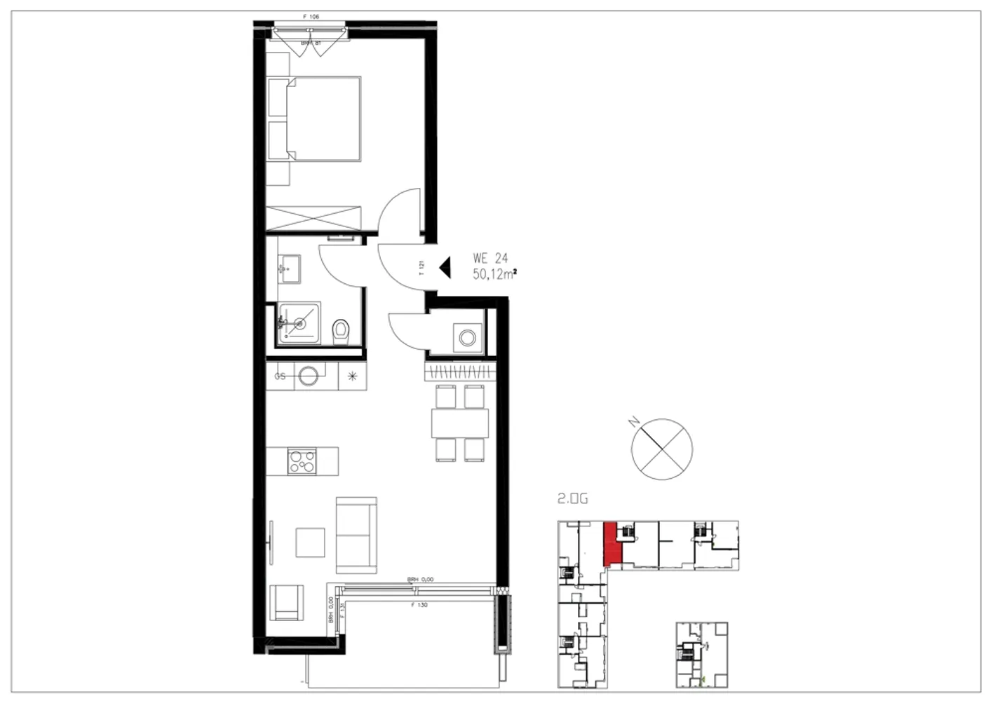 2 Zimmer Wohnung mit 50 m² in Leipzig – Bild 2