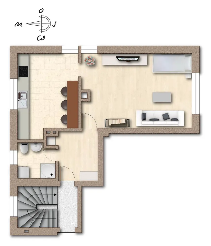 1 Zimmer Wohnung mit 47 m² in Krefeld – Bild 2