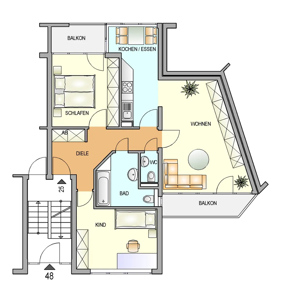 3 Zimmer Wohnung mit 75 m² in Remscheid – Bild 9