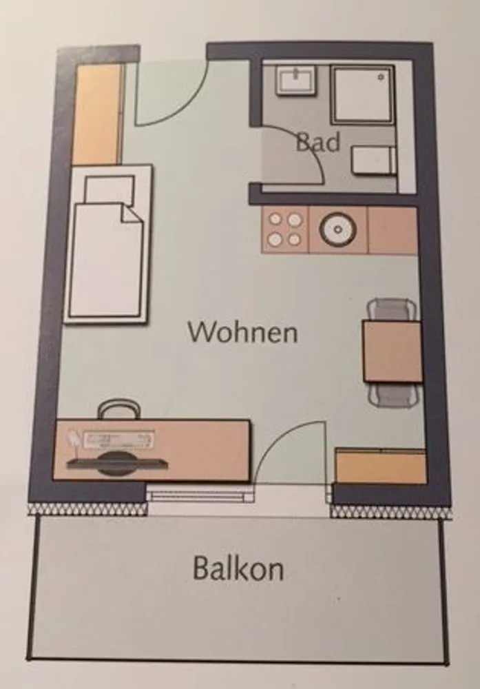 1 Zimmer Wohnung mit 25 m² in Ingolstadt – Bild 8