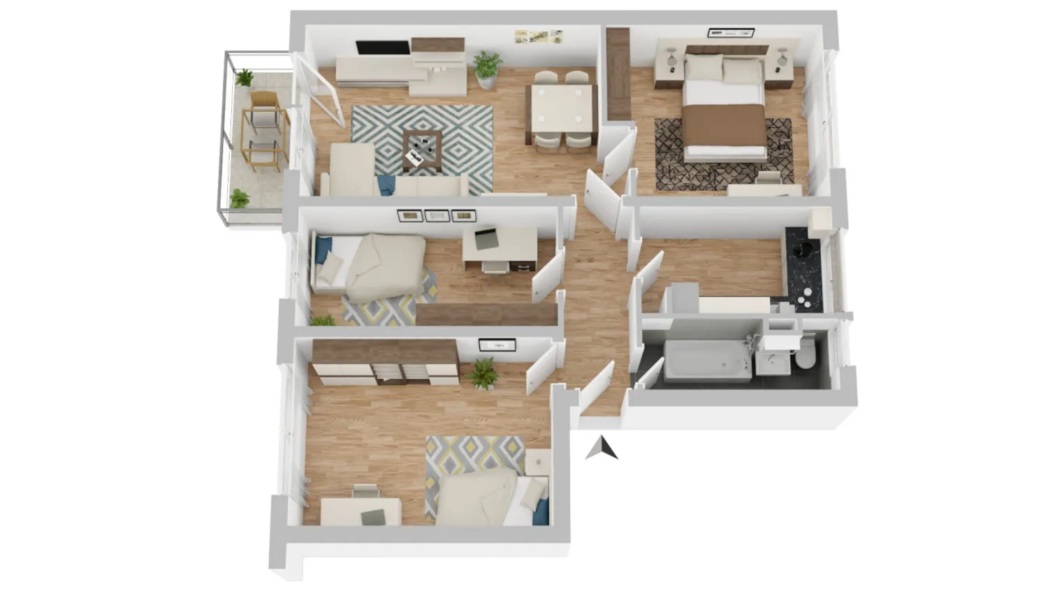 4 Zimmer Wohnung mit 75 m² in Suhl – Bild 7