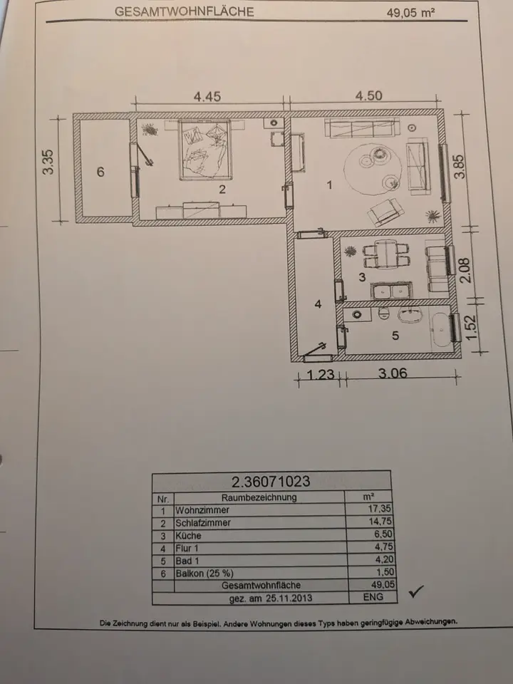 WG-Zimmer mit 49 m² in Nordhausen – Bild 8