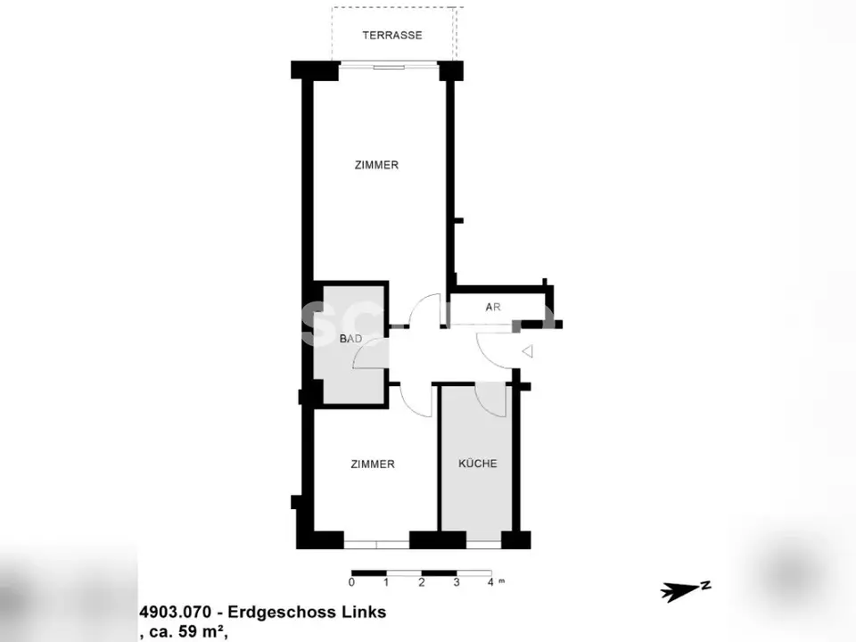 3 Zimmer Wohnung mit 52 m² in Hamburg – Bild 5