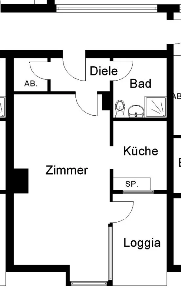 1 Zimmer Wohnung mit 42 m² in Köln – Bild 2