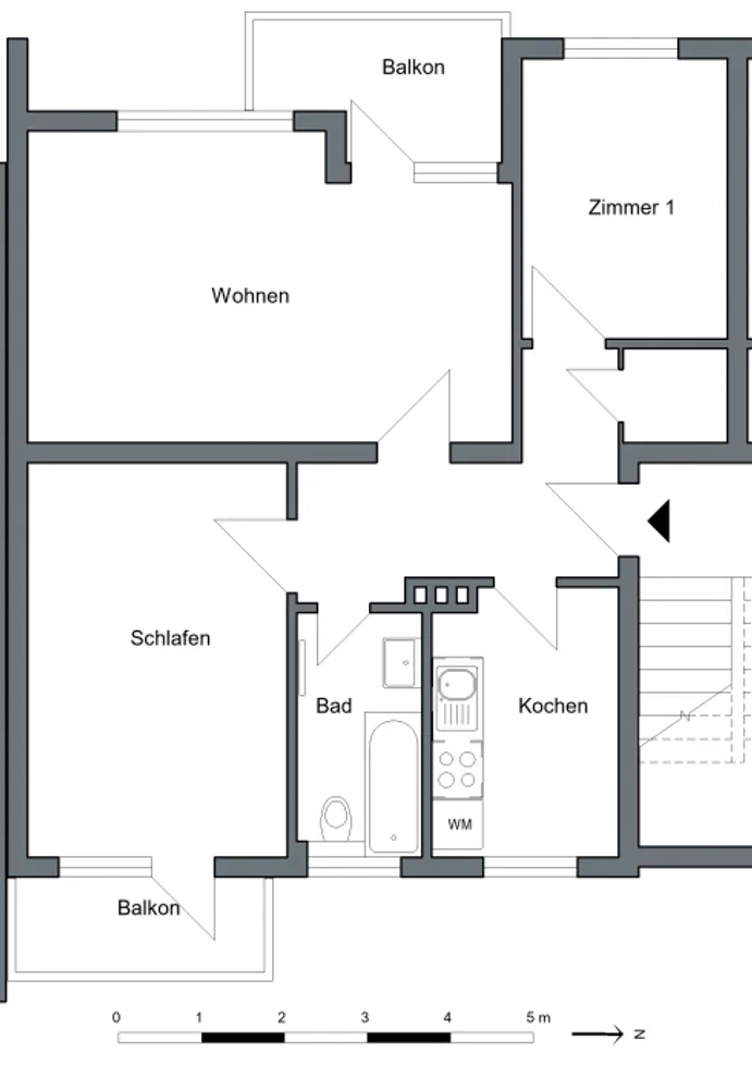 3 room apartment with 65 m² in Wolfsburg – Photo 2