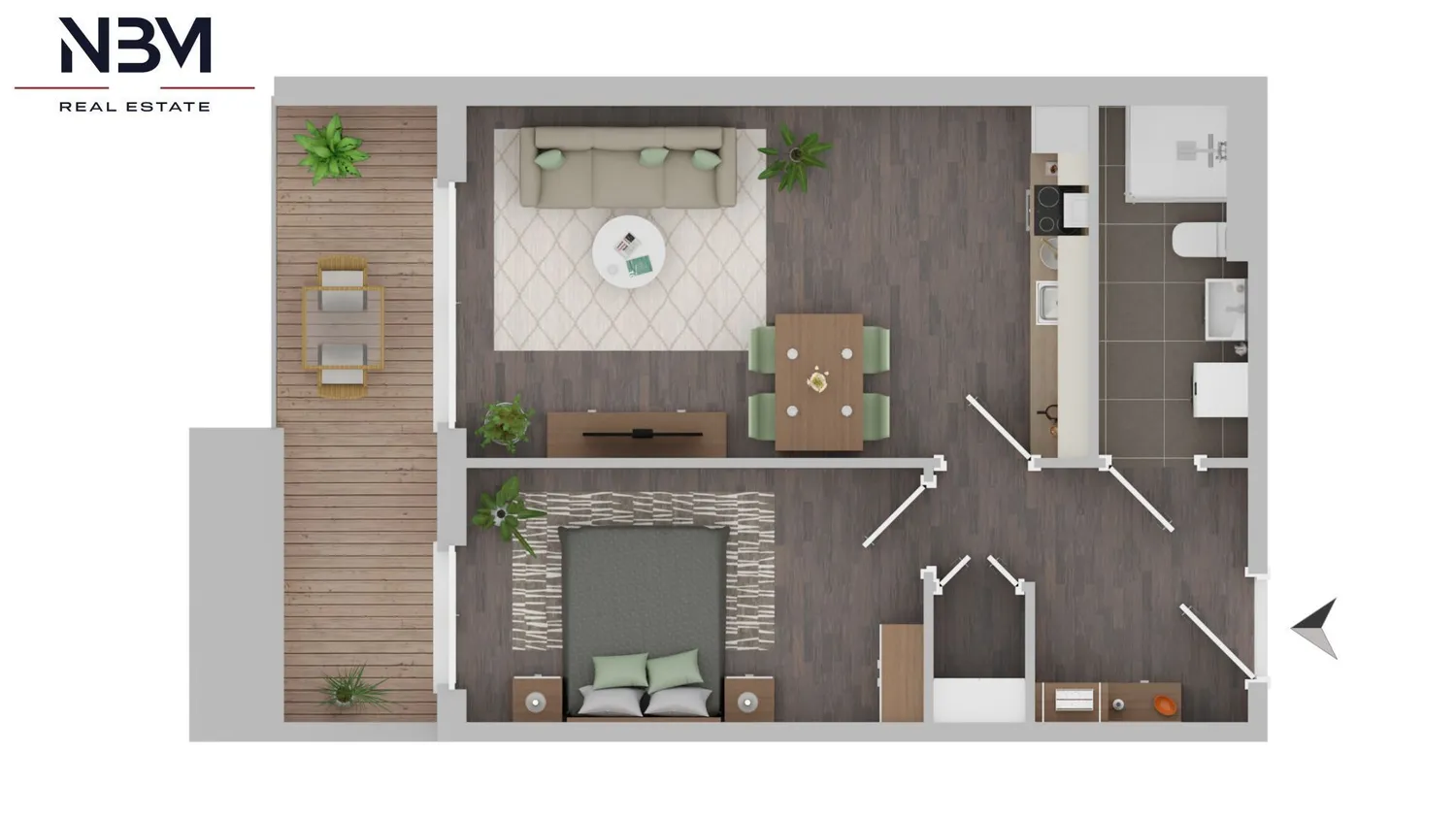 2 Zimmer Wohnung mit 53 m² in Berlin – Bild 3