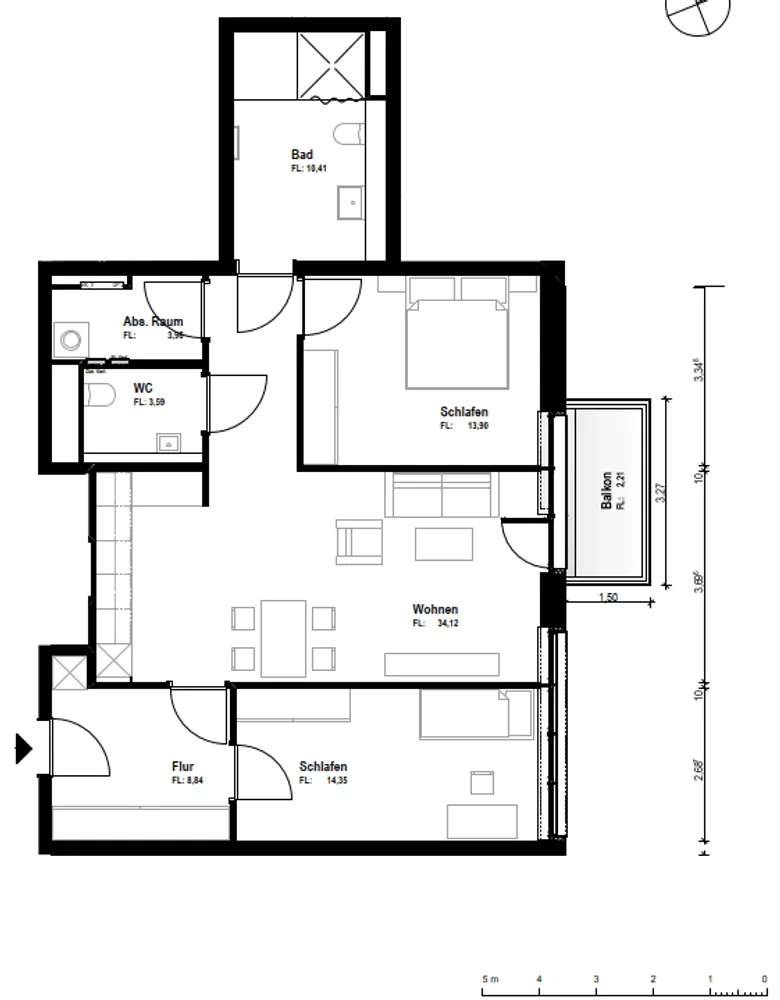 3 Zimmer Wohnung mit 91 m² in Berlin – Bild 7