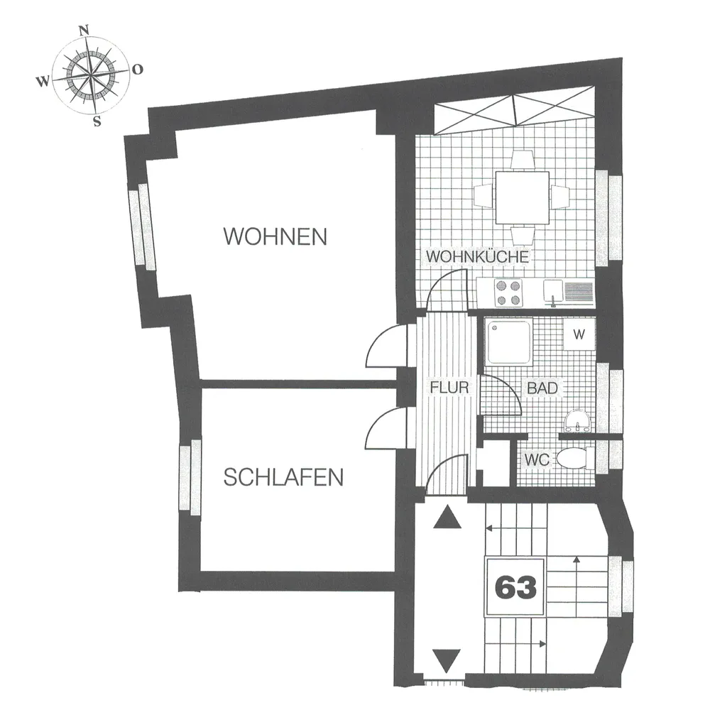 2 Zimmer Wohnung mit 53 m² in Wuppertal – Bild 4