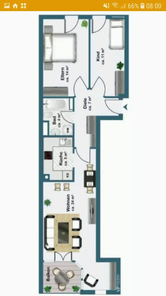 3 Zimmer Wohnung mit 68 m² in Ingolstadt – Bild 6
