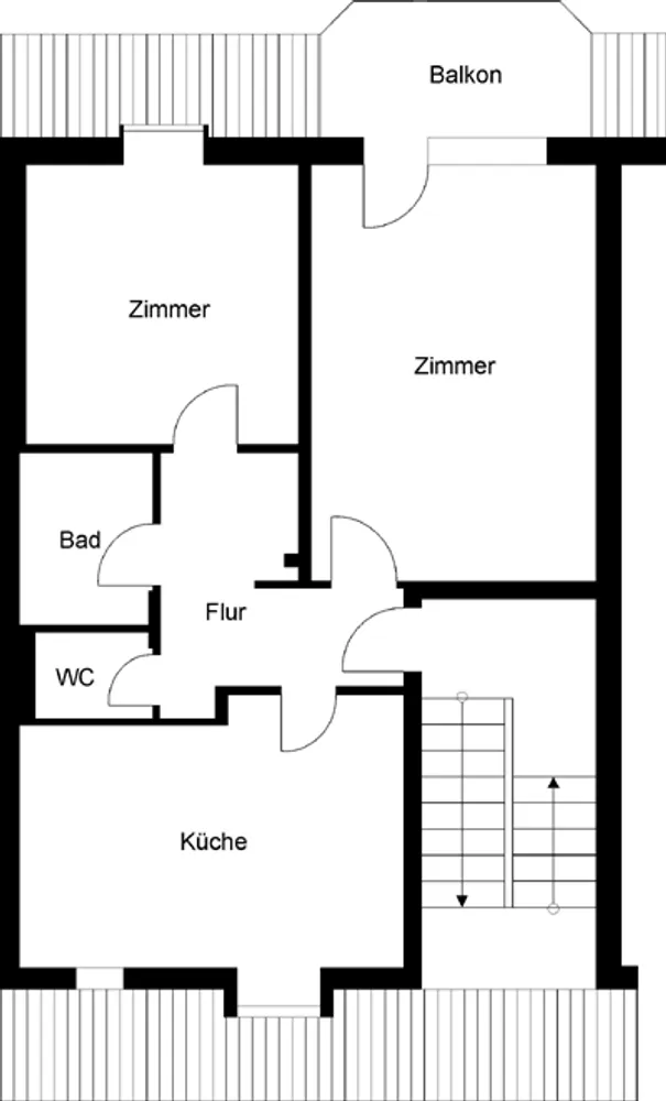 2 Zimmer Wohnung mit 62 m² in Wuppertal – Bild 2