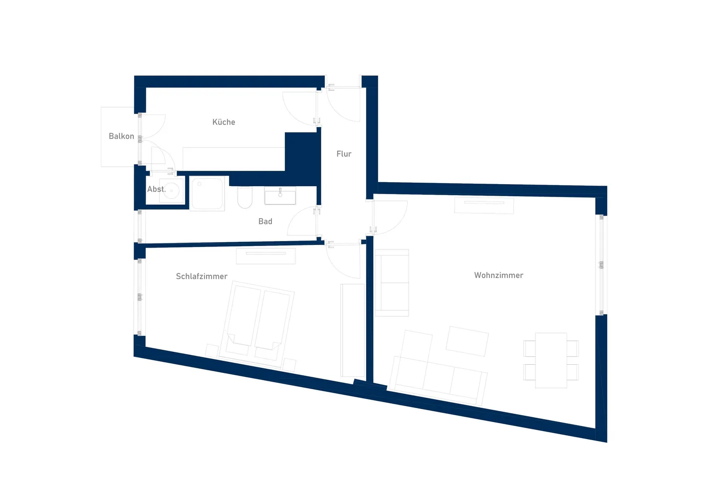 2 Zimmer Wohnung mit 68 m² in Hamburg – Bild 12