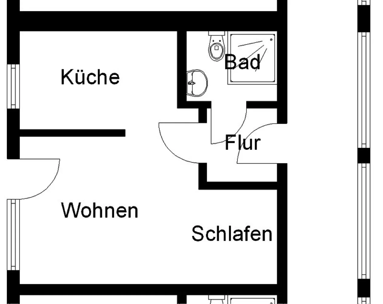 1 Zimmer Wohnung mit 43 m² in Köln – Bild 2
