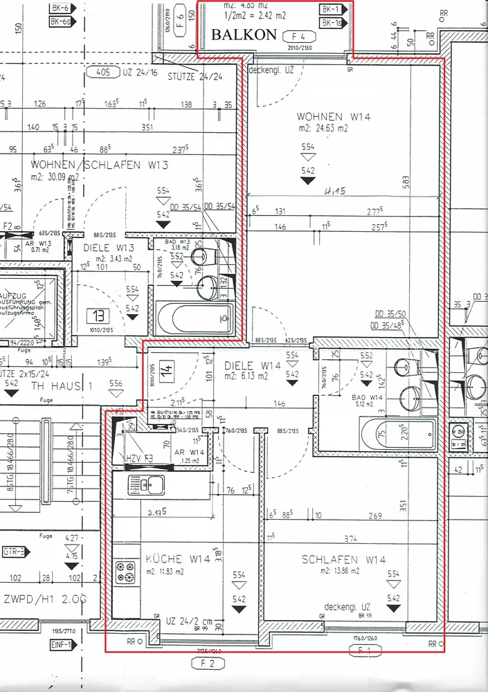 2 Zimmer Wohnung mit 65 m² in München – Bild 9