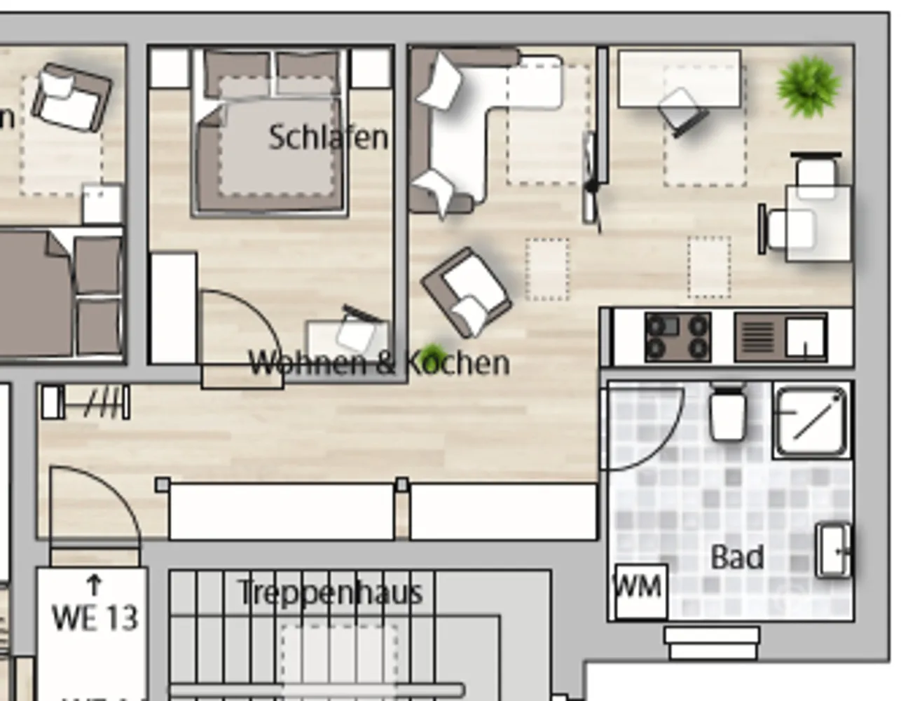 2 Zimmer Wohnung mit 49 m² in Halle (Saale) – Bild 8