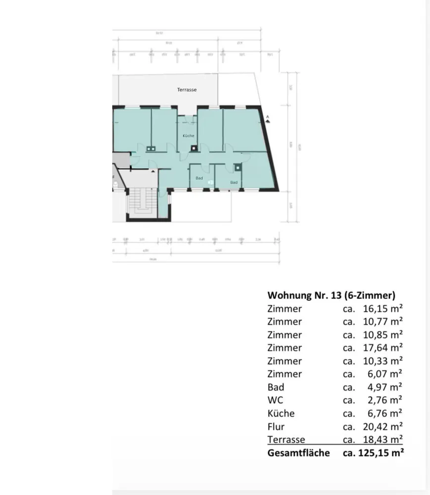 5 Zimmer Wohnung mit 125 m² in Stuttgart – Bild 11