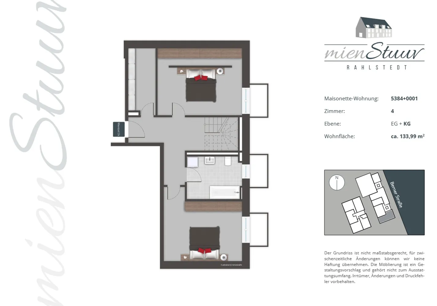 5 Zimmer Wohnung mit 134 m² in Hamburg – Bild 7