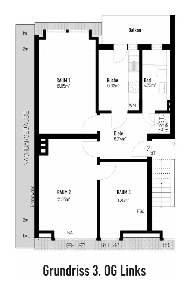 3 Zimmer Wohnung mit 60 m² in Euskirchen – Bild 5