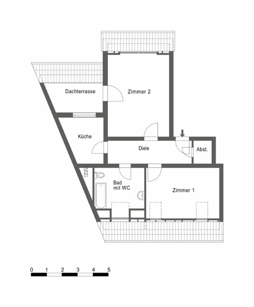 2 Zimmer Wohnung mit 57 m² in Bochum – Bild 2