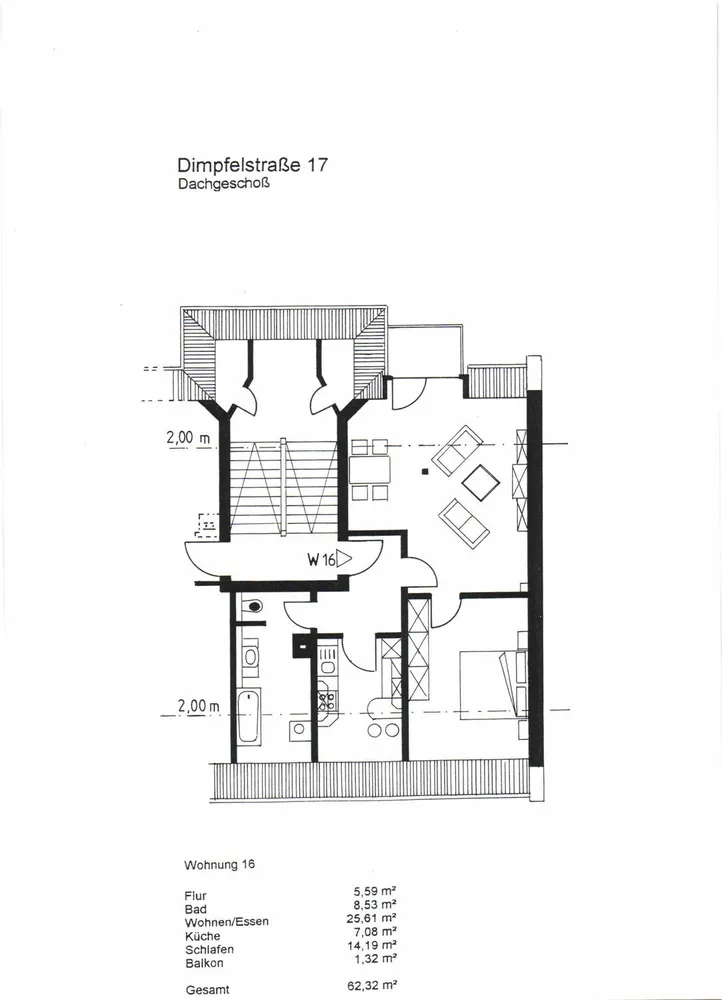 2 Zimmer Wohnung mit 62 m² in Leipzig – Bild 2